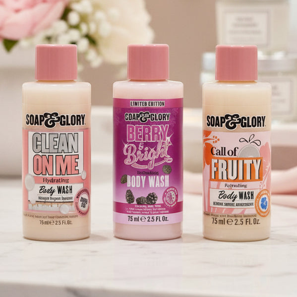 Soap & Glory Fan-Tastic Discoveries 3 Piece Gift Set (3 x 75mL)