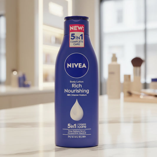 NIVEA Rich Nourishing Body Lotion for Dry Skin, 250ml