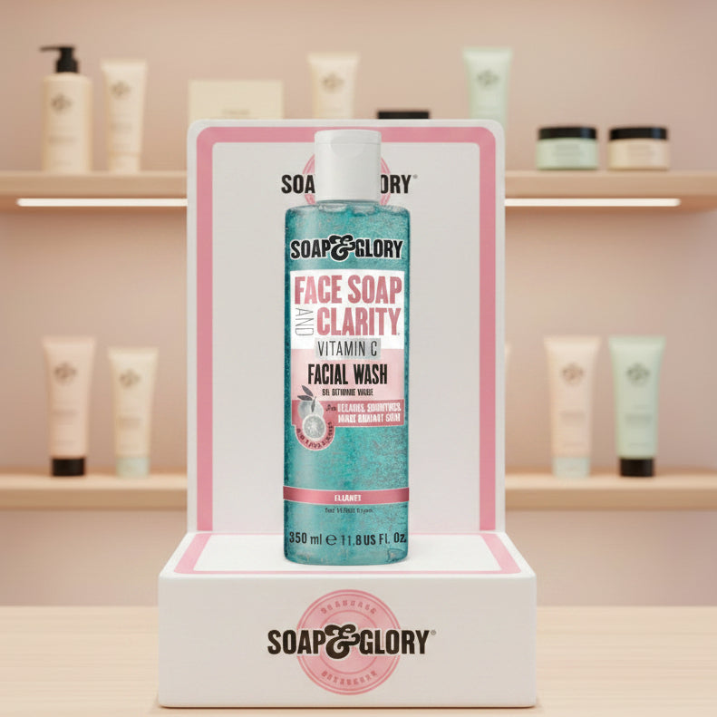 Soap & Glory Face Soap & Clarity Facial Wash with Vitamin C 350ml