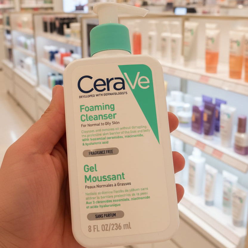CeraVe Foaming Cleanser with Niacinamide for Normal to Oily Skin 236ml