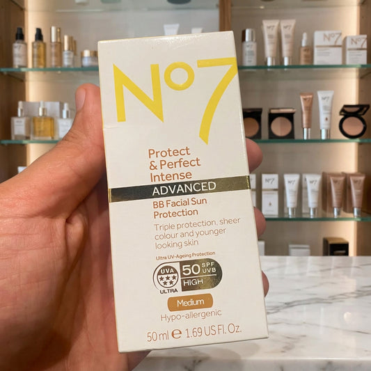 No7 Protect & Perfect Intense ADVANCED واقي شمسي للوجه بعامل حماية SPF50+ سعة 50 مل