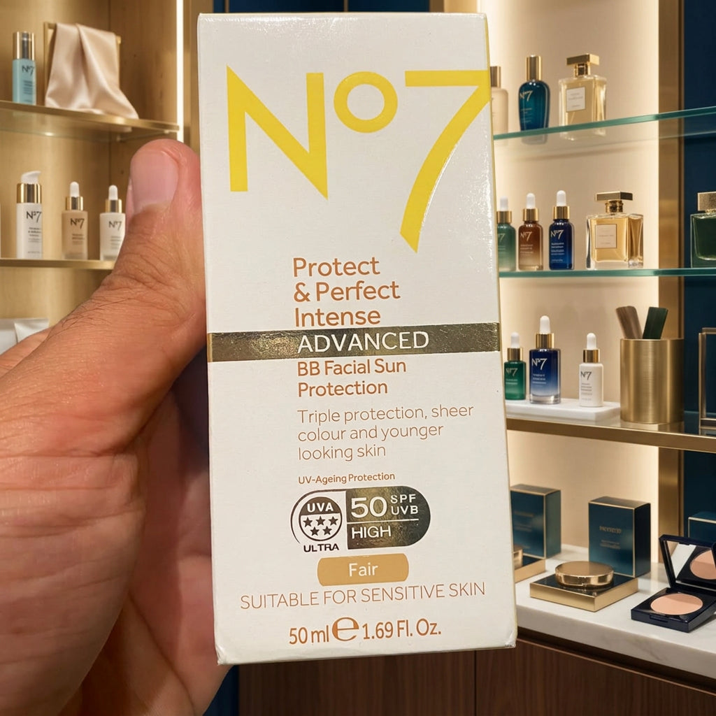 No7 Protect & Perfect Intense ADVANCED واقي شمسي للوجه بعامل حماية SPF50+ سعة 50 مل