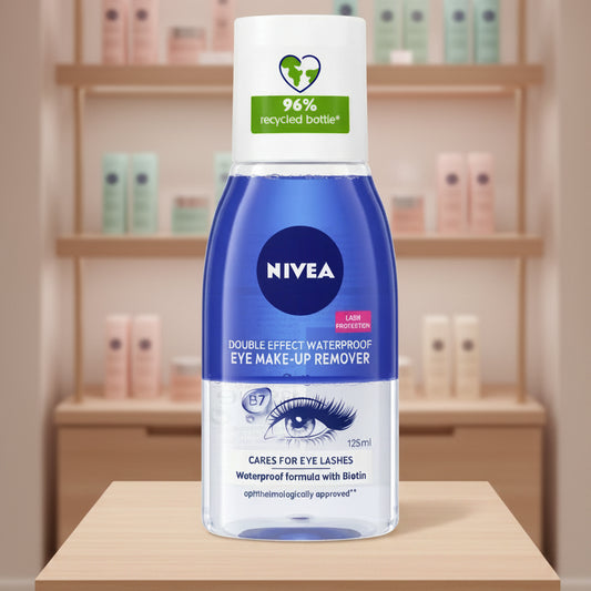 NIVEA Double Effect Waterproof Eye Make-Up Remover 125ml