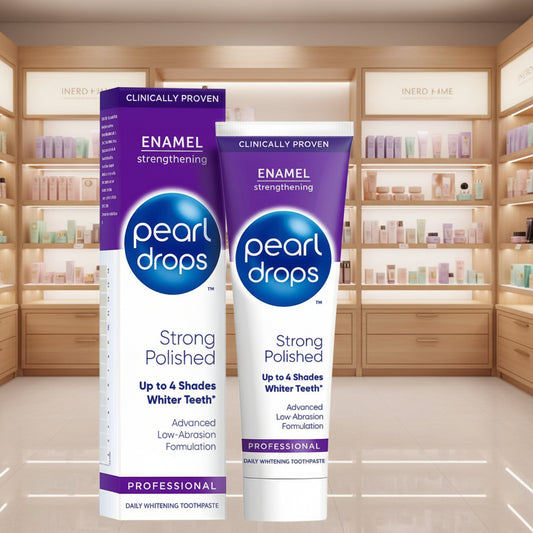 Pearl Drops Strong Polished White Toothpaste, Whitening Toothpaste 75ml